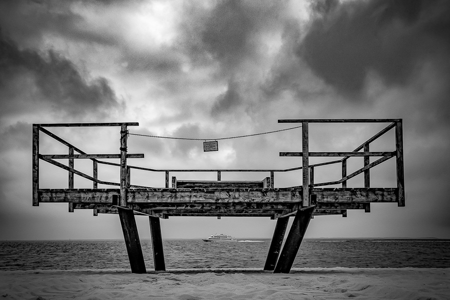 Plattform am Strand, Sylt