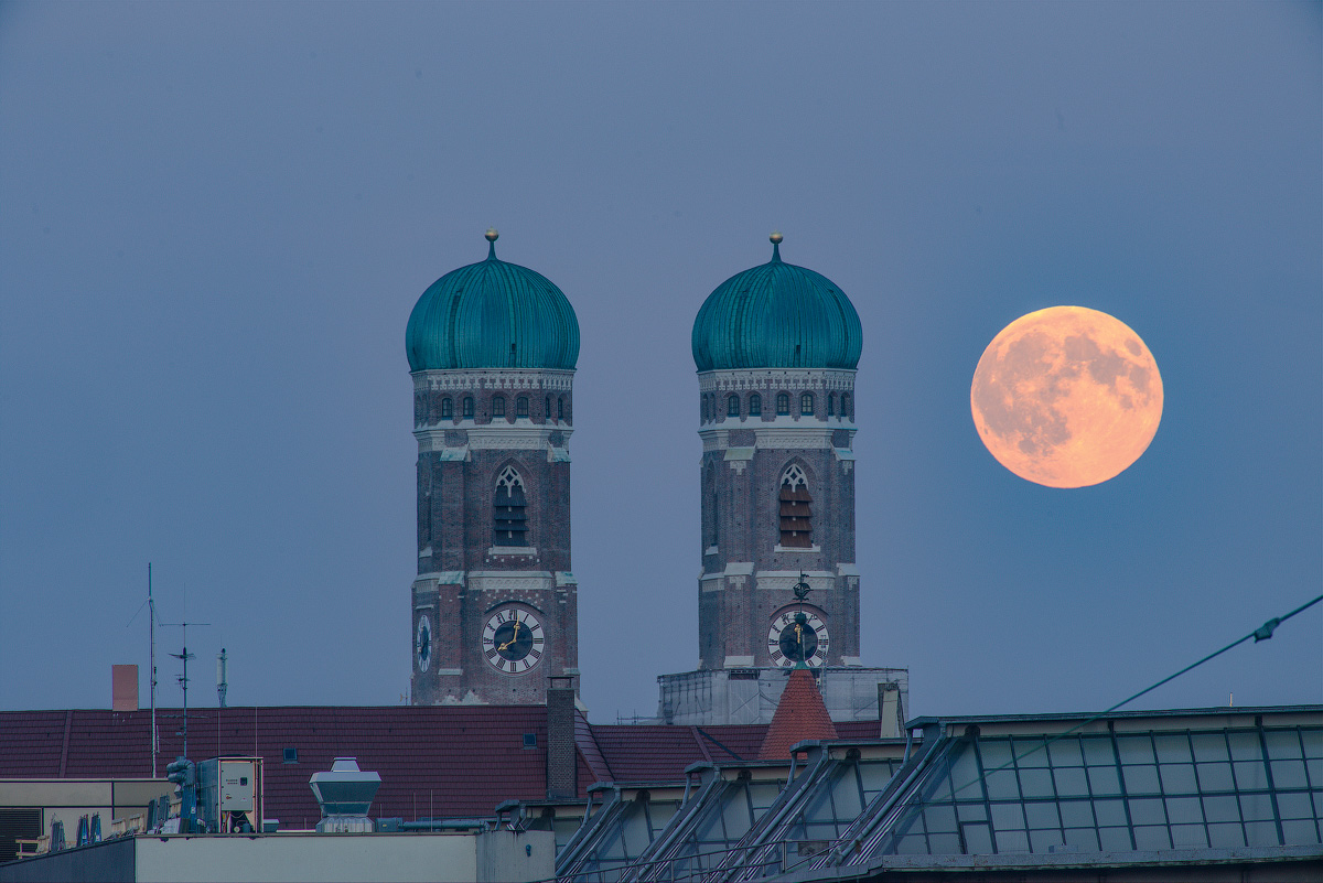 Blaue Stunde mi Vollmond